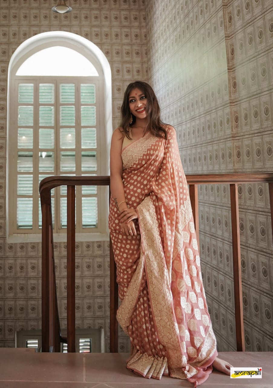 Raw Mango Silk Saree