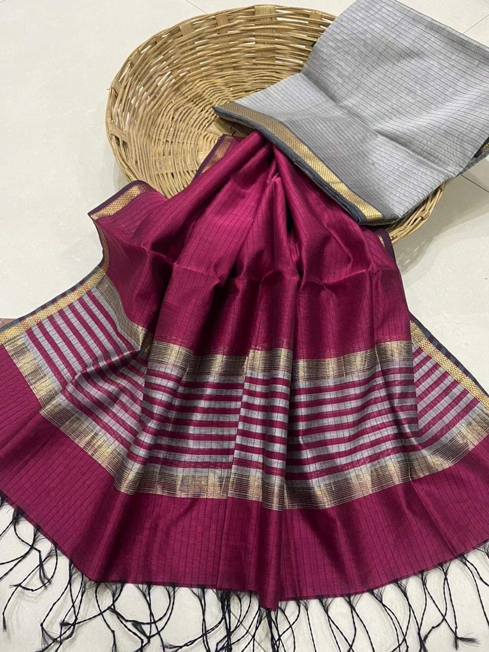 Maheshwari Soft Silk Saree