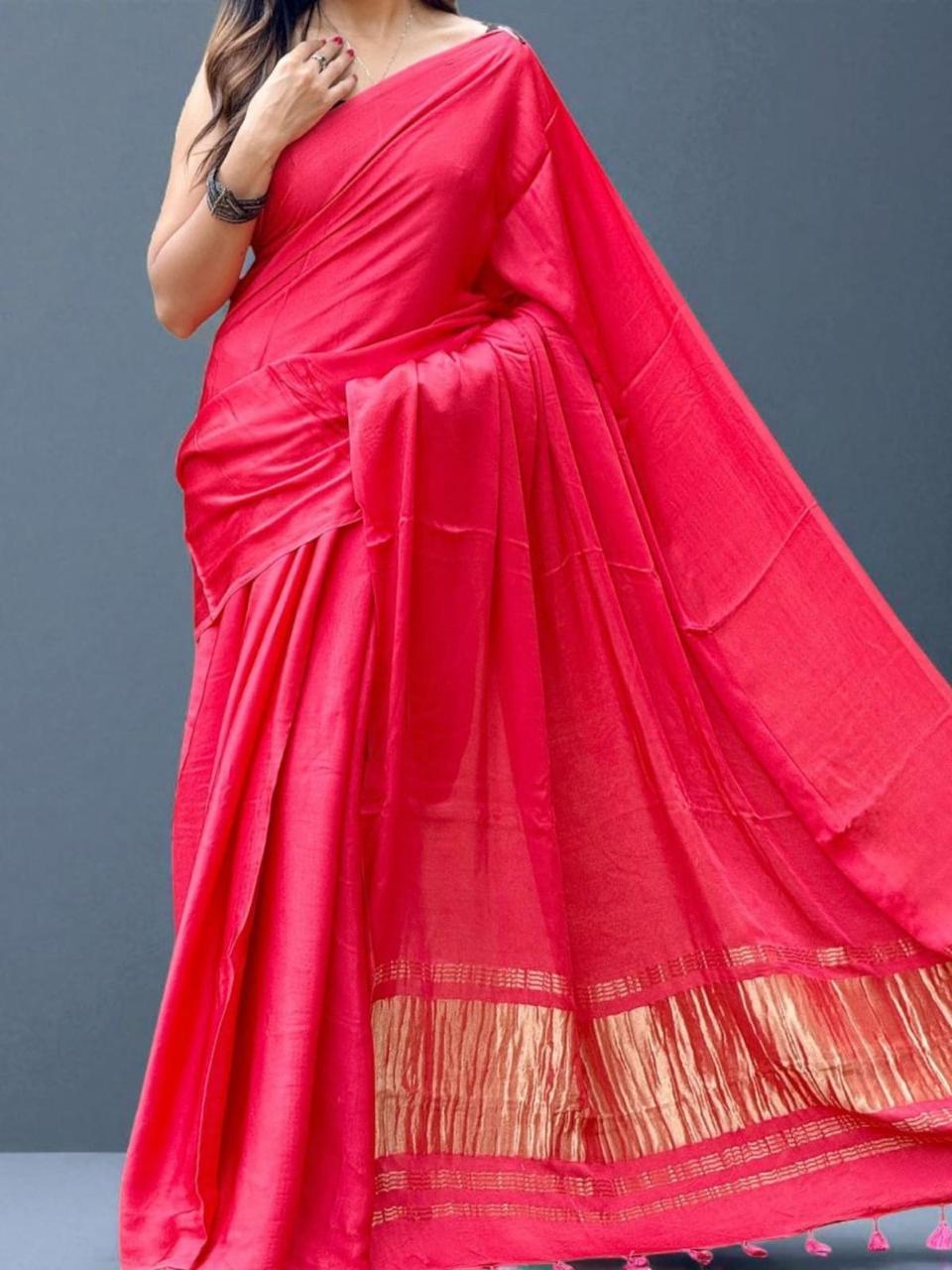 Pure Modal Silk Saree