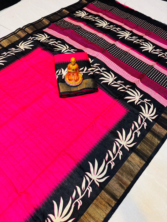 Premium Super Soft Matka Silk Saree