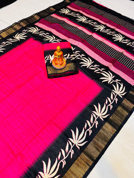 Premium Super Soft Matka Silk Saree