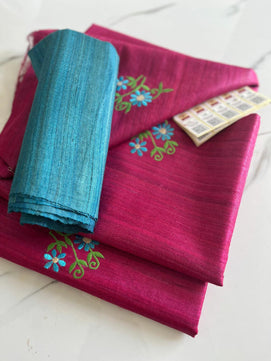 Tussar Ghicha Silk Saree