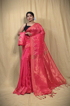 Cotton Silk Jamdani Saree
