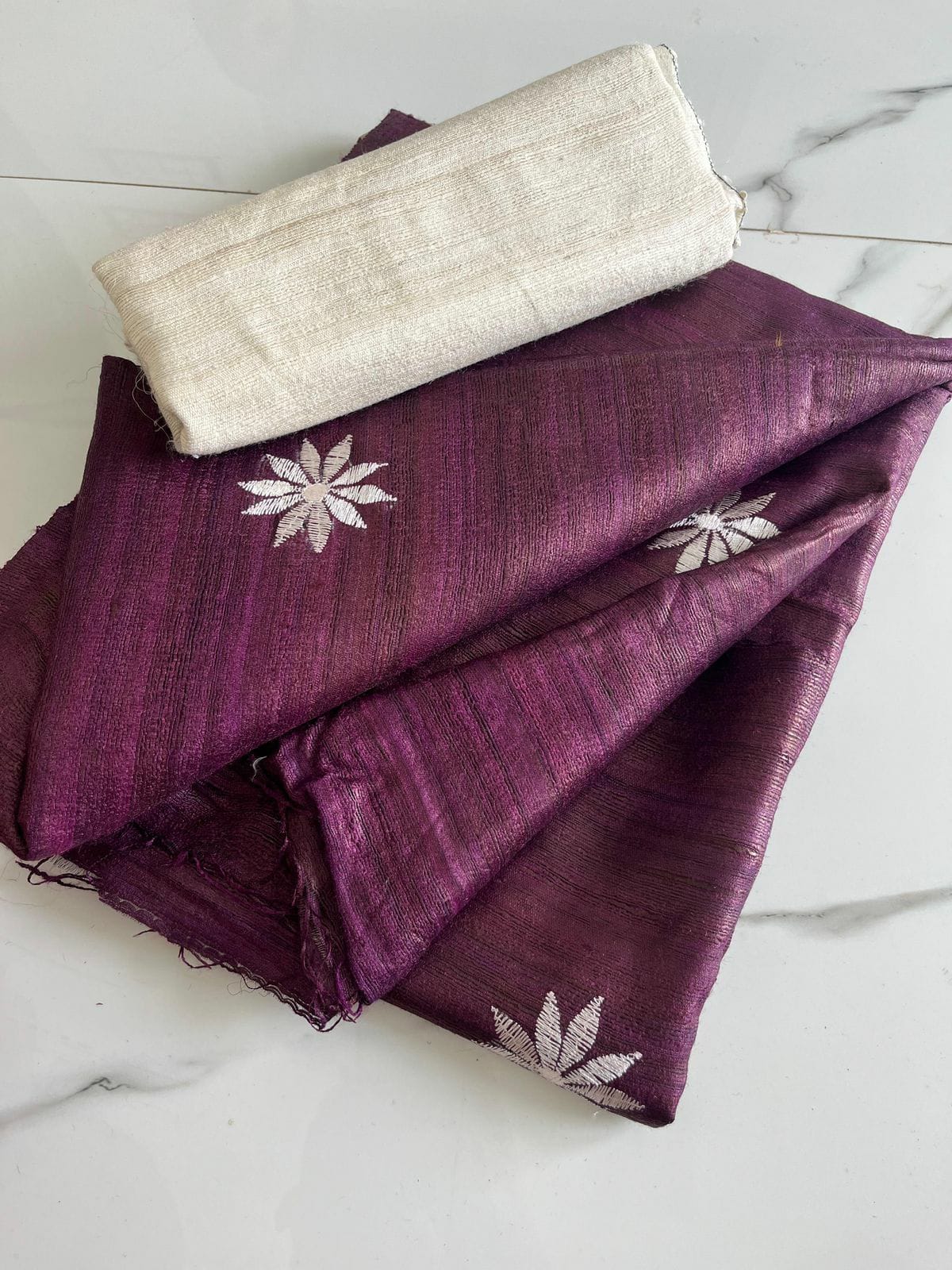Tussar Ghicha Silk Saree
