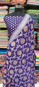Banarasi Pure Viscose Georgette Saree