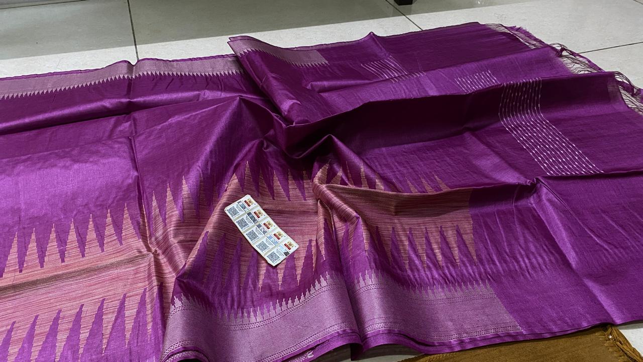 Pure Tussar Silk Saree