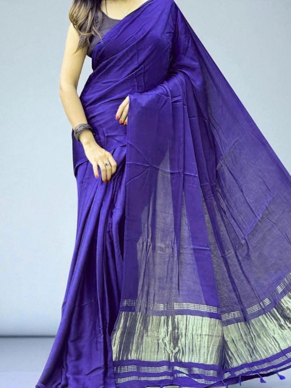 Pure Modal Silk Saree