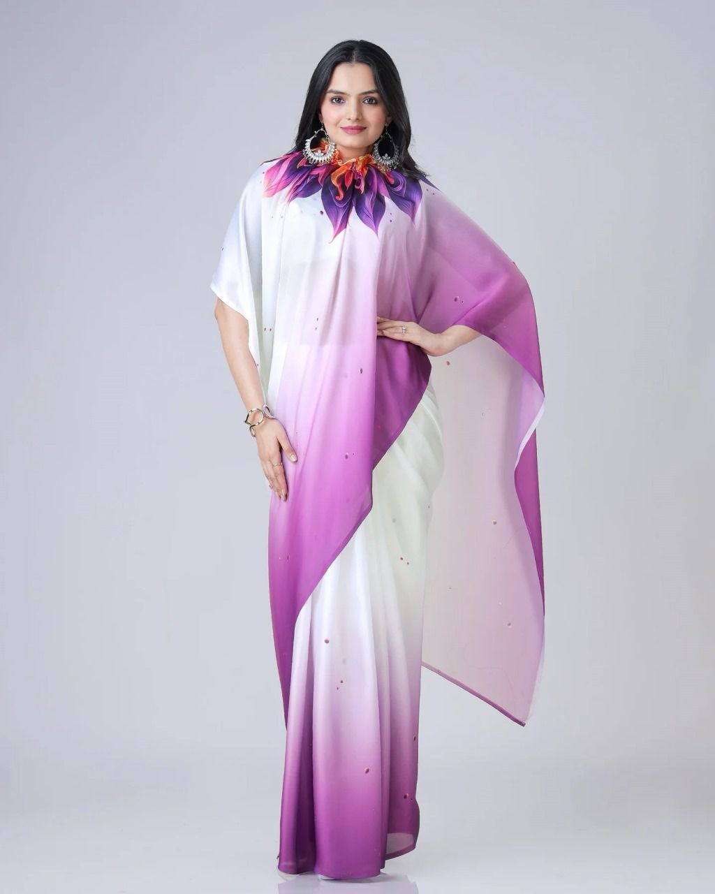 Party Wear Desginer Crepe Silk Saree