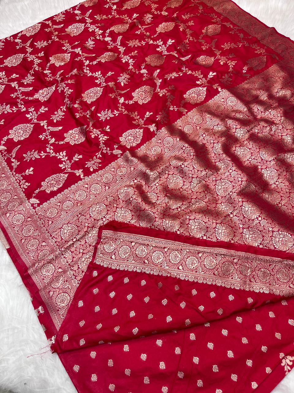 Katan Georgette Silk Saree