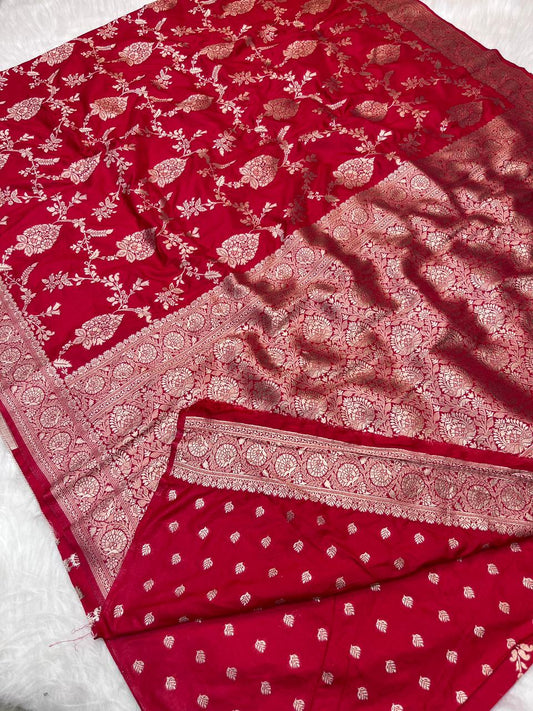 Katan Georgette Silk Saree