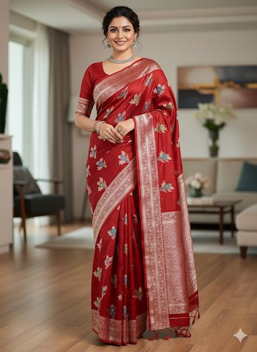 Banarasi Katan Soft Silk Saree