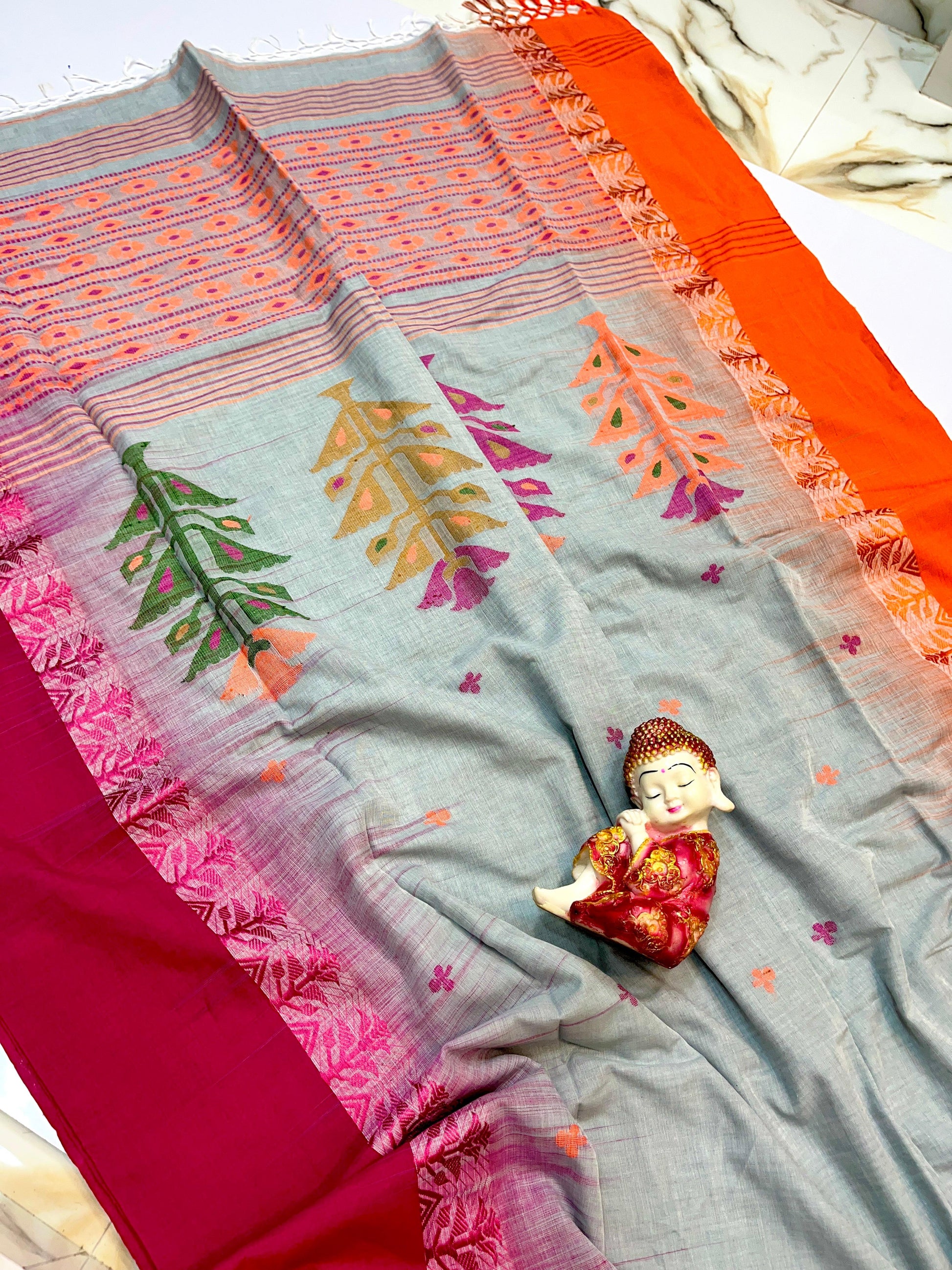 Pure Cotton Handwoven Kotki Saree