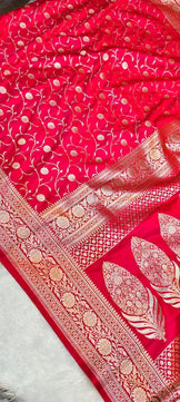 Banarasi Handloom Mashru Katan Soft Silk Saree
