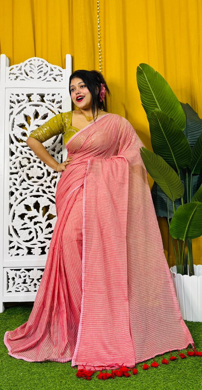 Mulmul Cotton Saree