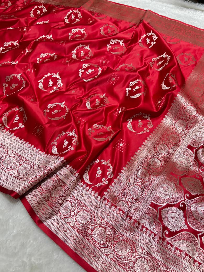 Mashru Katan Silk Saree