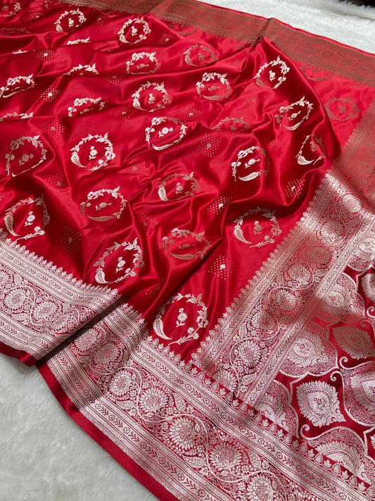 Mashru Katan Silk Saree