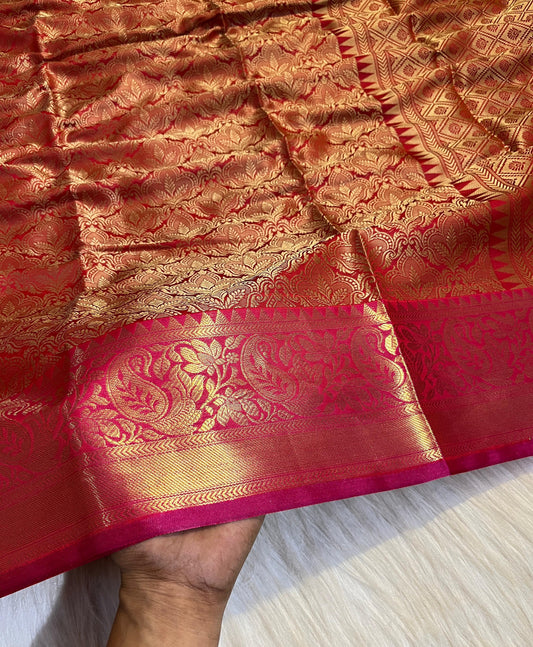 Katan Brocade Zari Tanchoi Saree