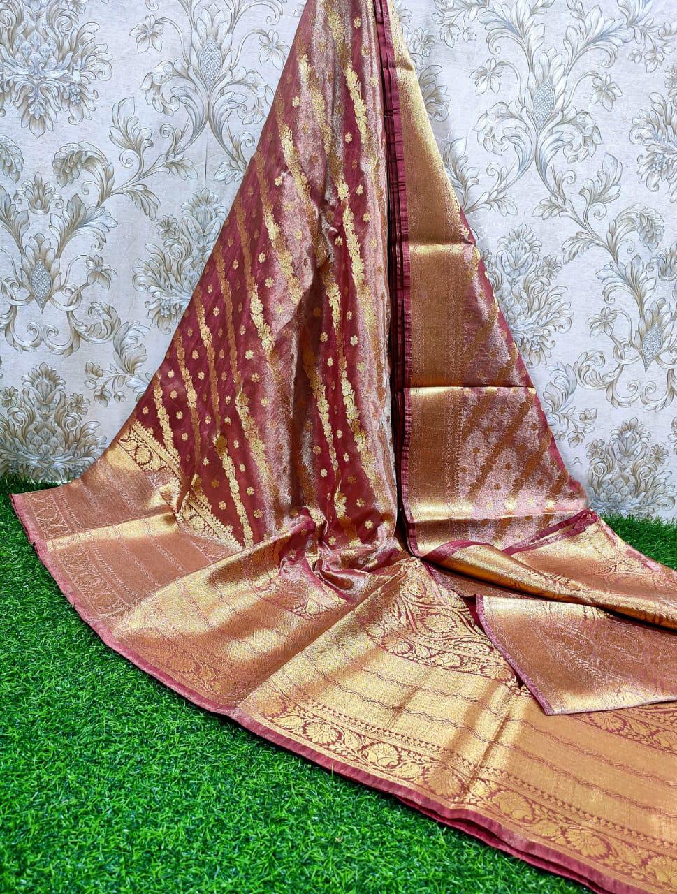 Katan Tissue Soft Silk Saree