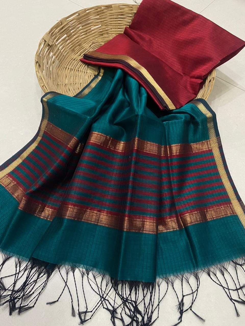 Maheshwari Soft Silk Saree
