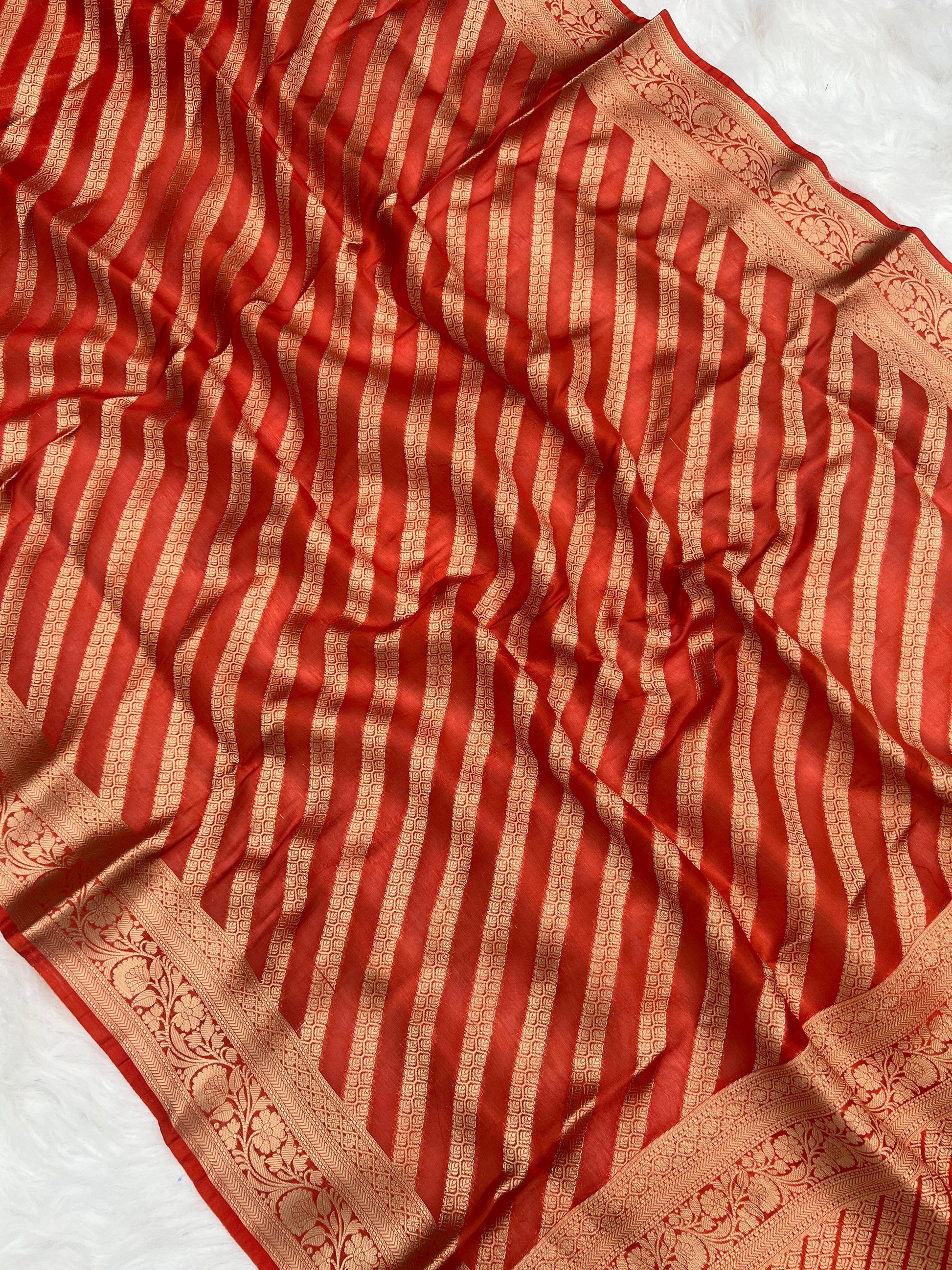 Banarasi Katan Georgette Saree