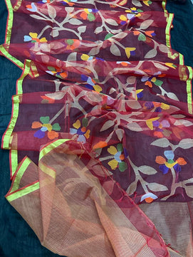 Rasome Muslin Jamdani Saree