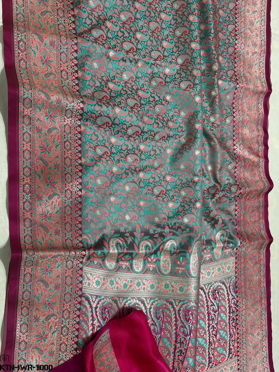 Banarasi Katan Jamawar Silk Saree