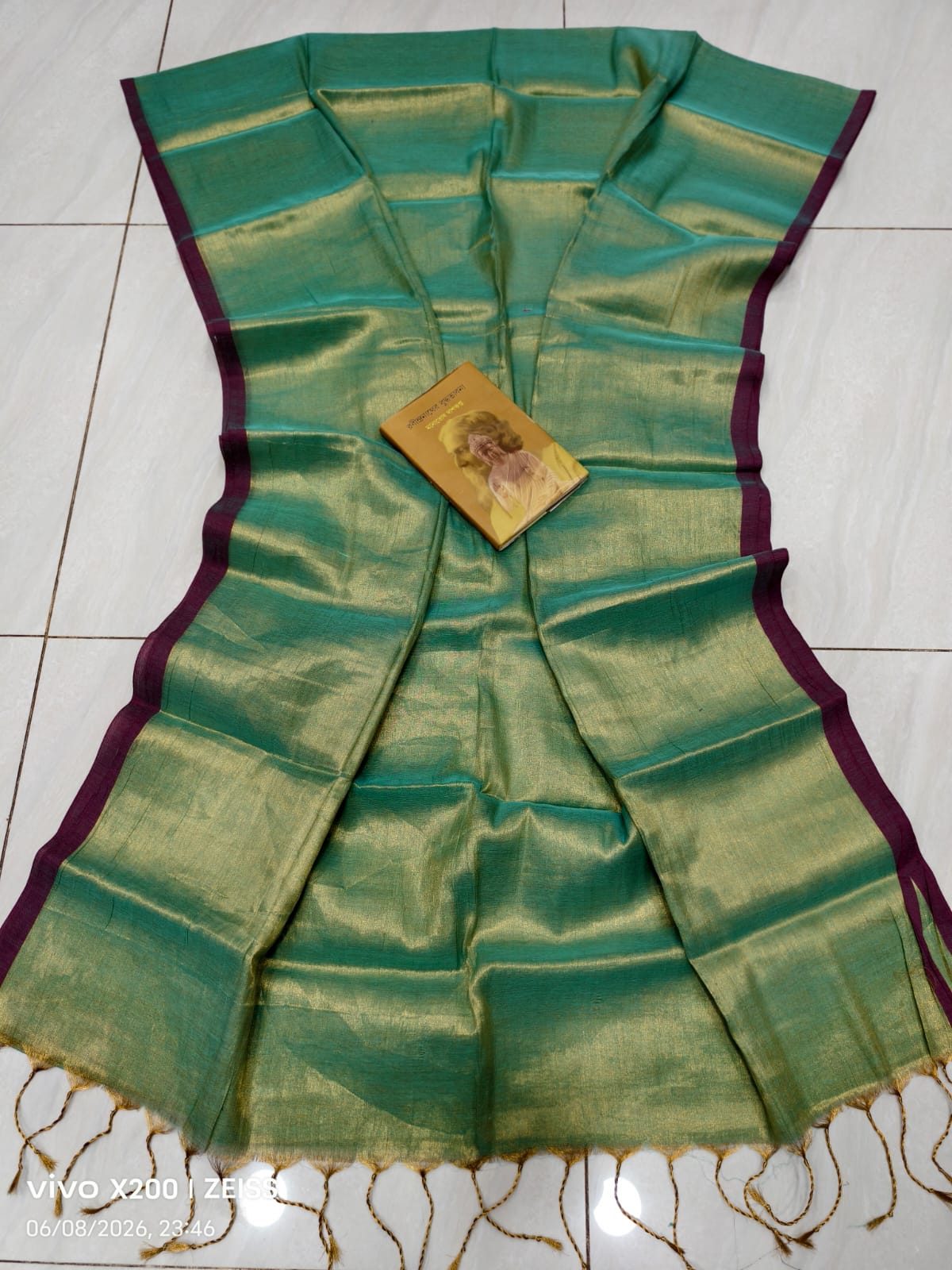 Tissue Cotton Saree