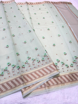 Kota Saree with Embroidery Work