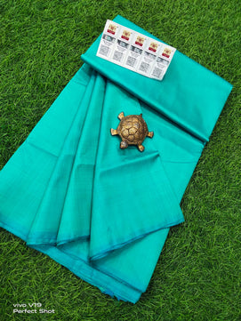 Plain Bishnupuri Pure Katan Silk Saree