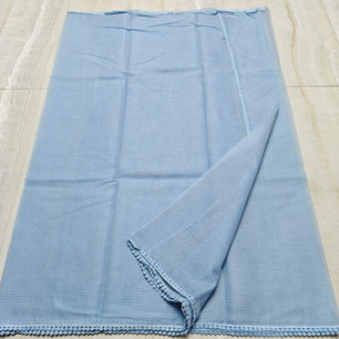 Kota Doria Saree with Crochet Lace