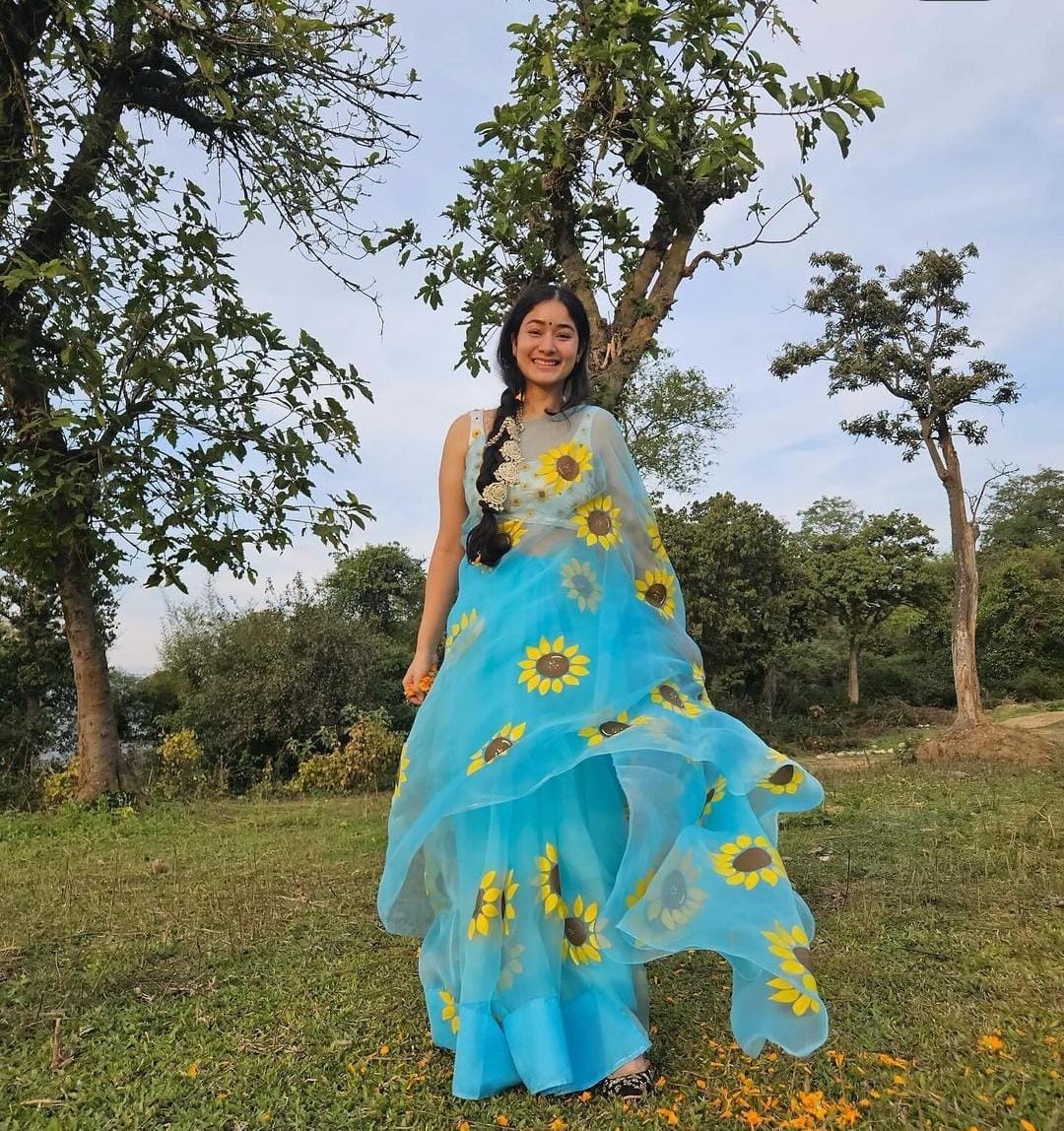 Pure Organza Silk Saree