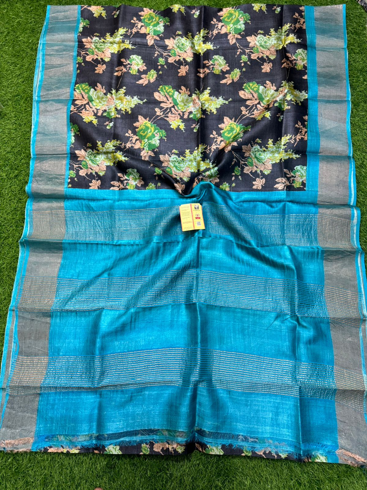 Pure Tussar Silk Saree