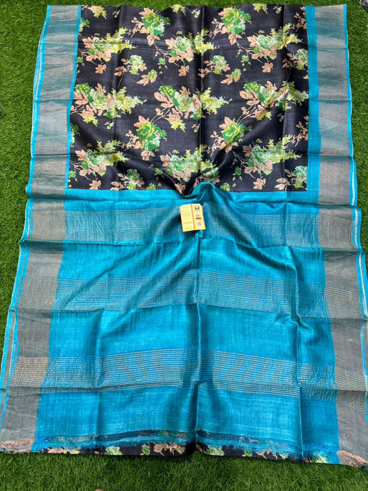 Pure Tussar Silk Saree