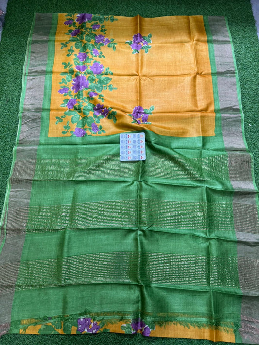 Pure Tussar Silk Saree