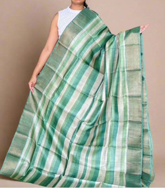 Pure Tussar Silk Saree