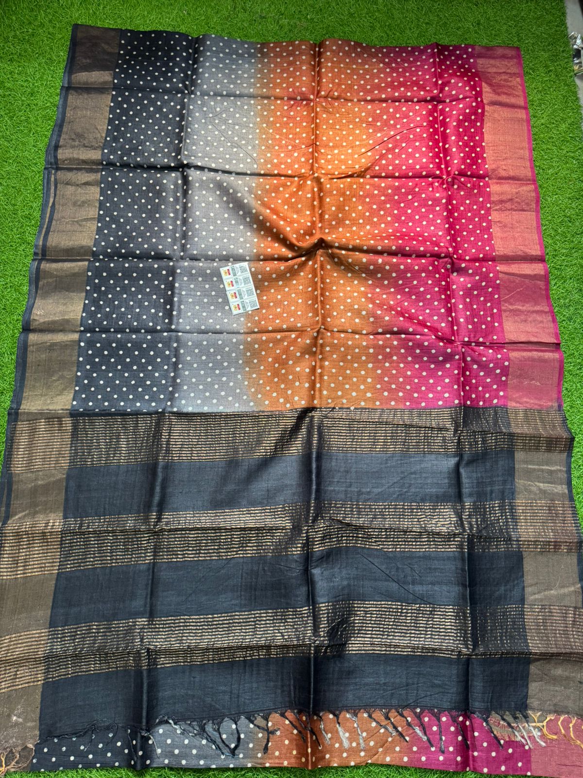 Pure Tussar Silk Saree
