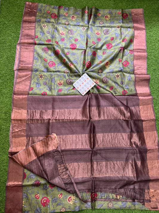 Pure Tussar Silk Saree