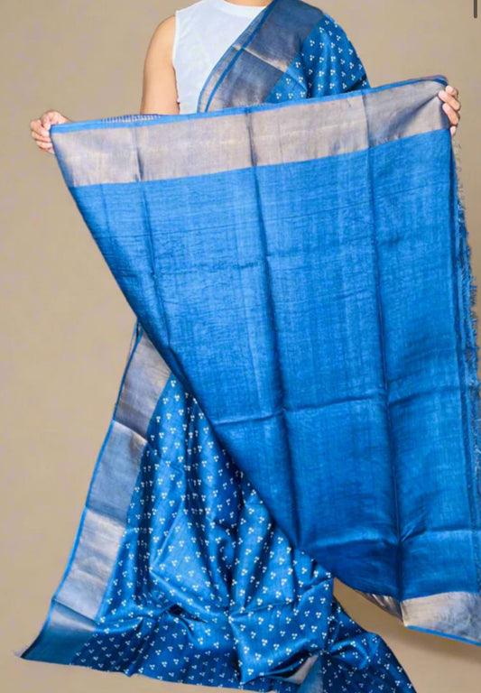 Pure Tussar Silk Saree