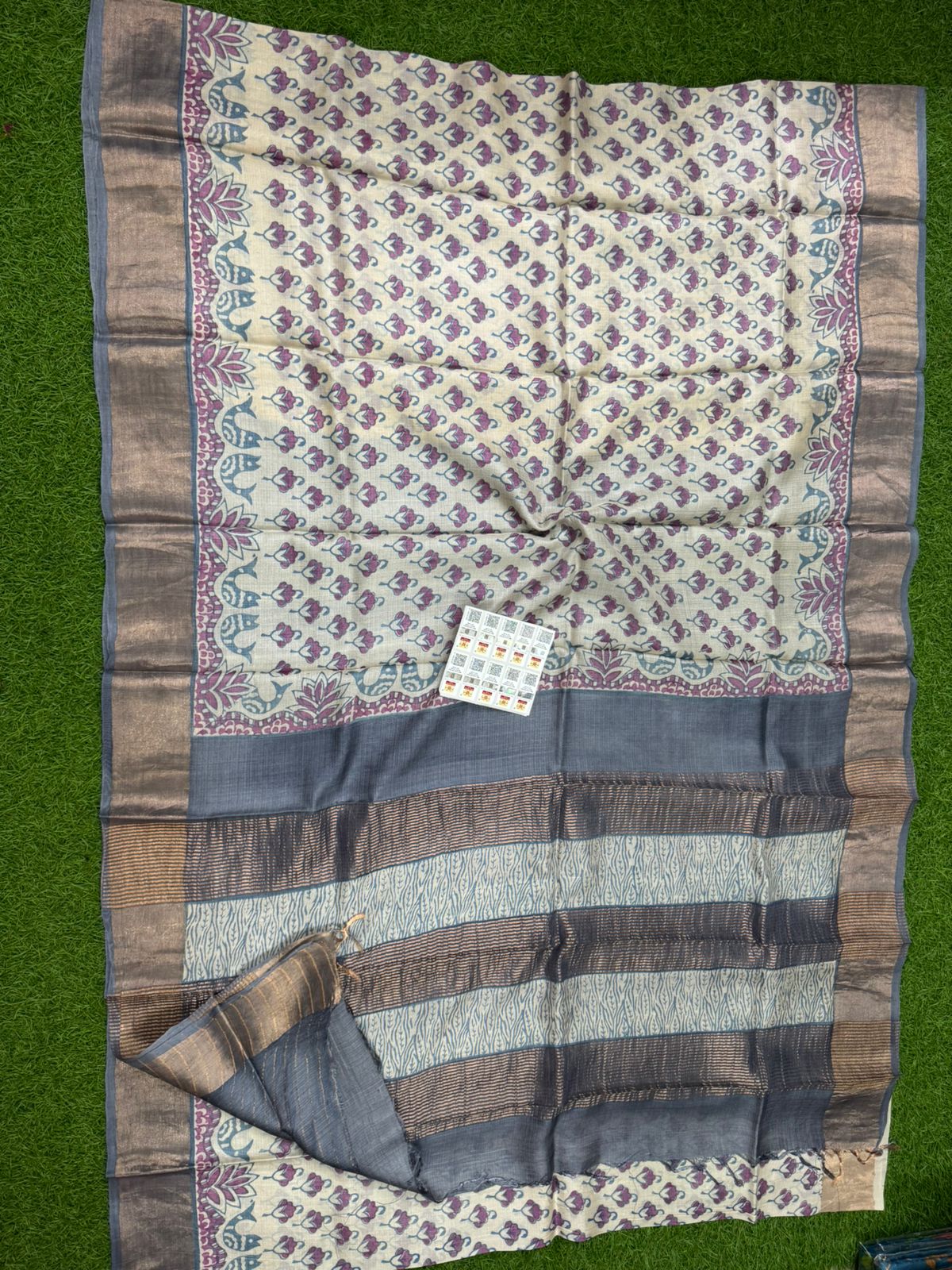 Pure Tussar Silk Saree