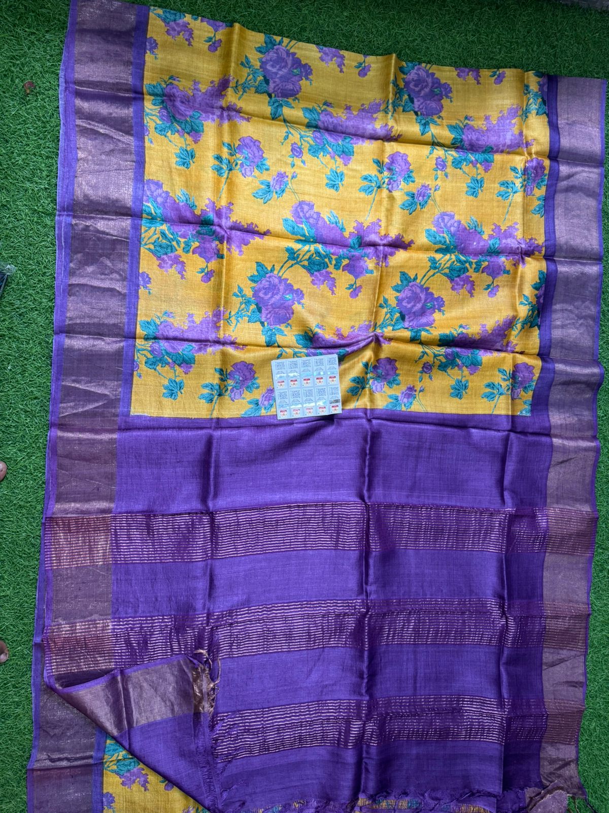 Pure Tussar Silk Saree