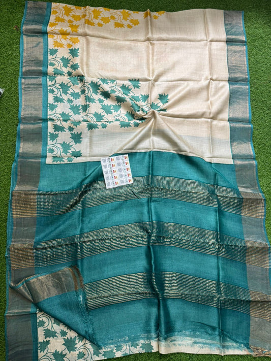 Pure Tussar Silk Saree