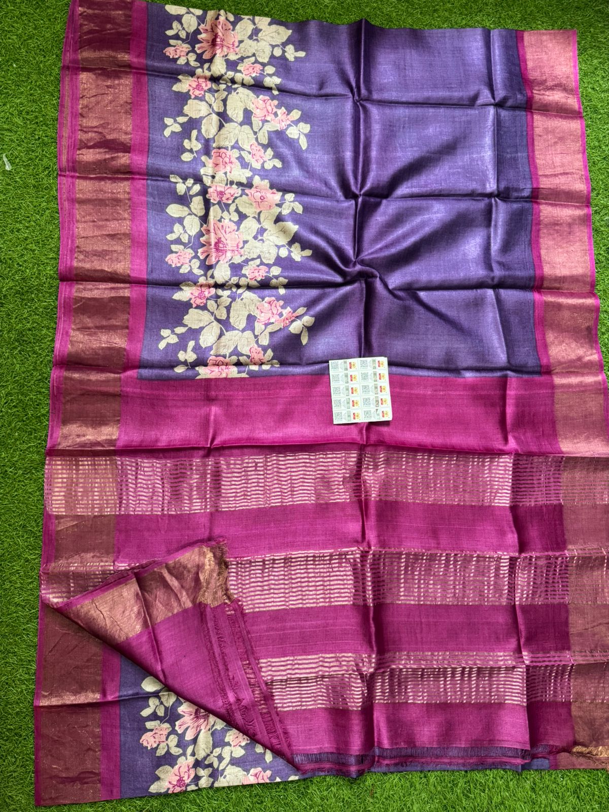 Pure Tussar Silk Saree