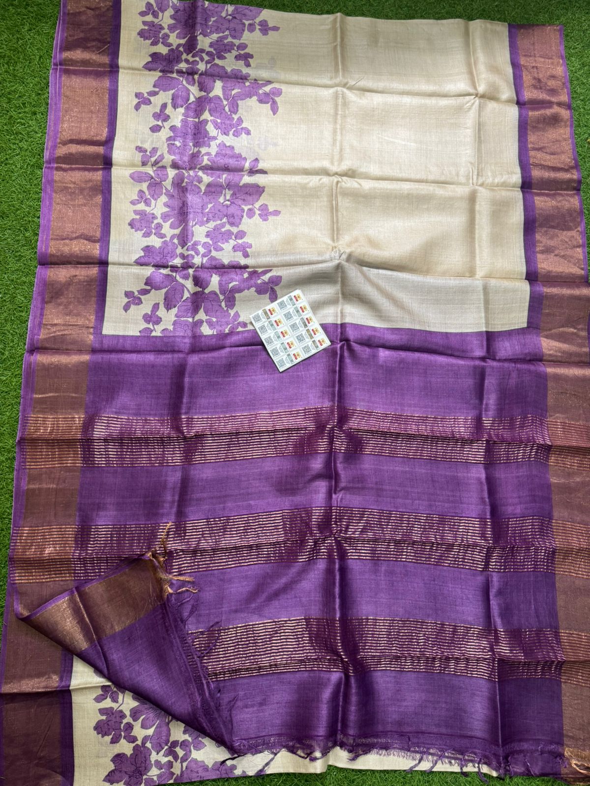 Pure Tussar Silk Saree