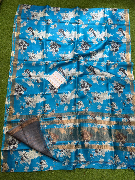 Pure Tussar Silk Saree