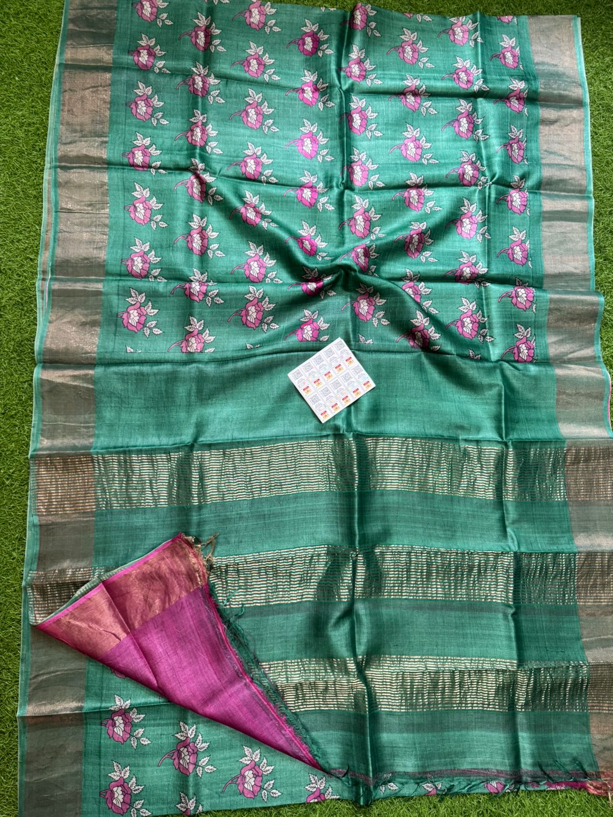Pure Tussar Silk Saree