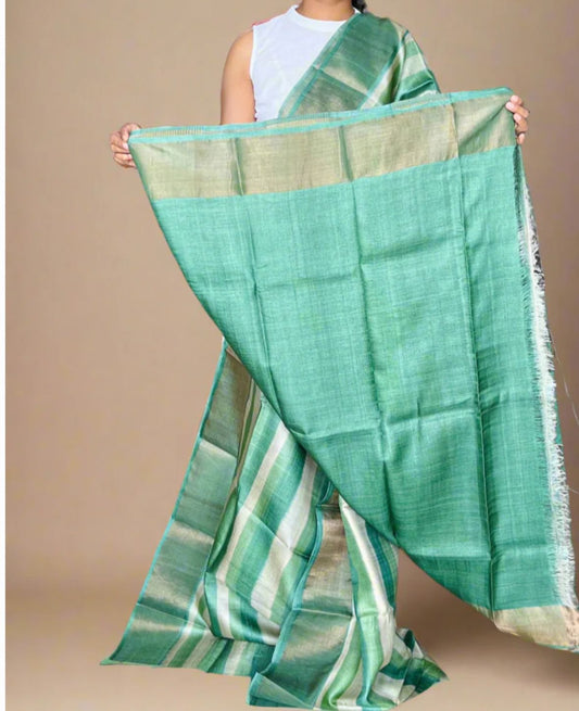Pure Tussar Silk Saree