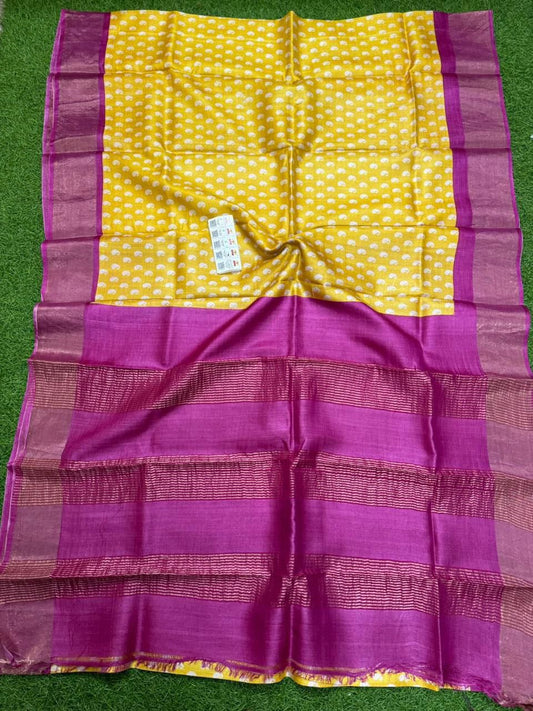 Pure Tussar Silk Saree