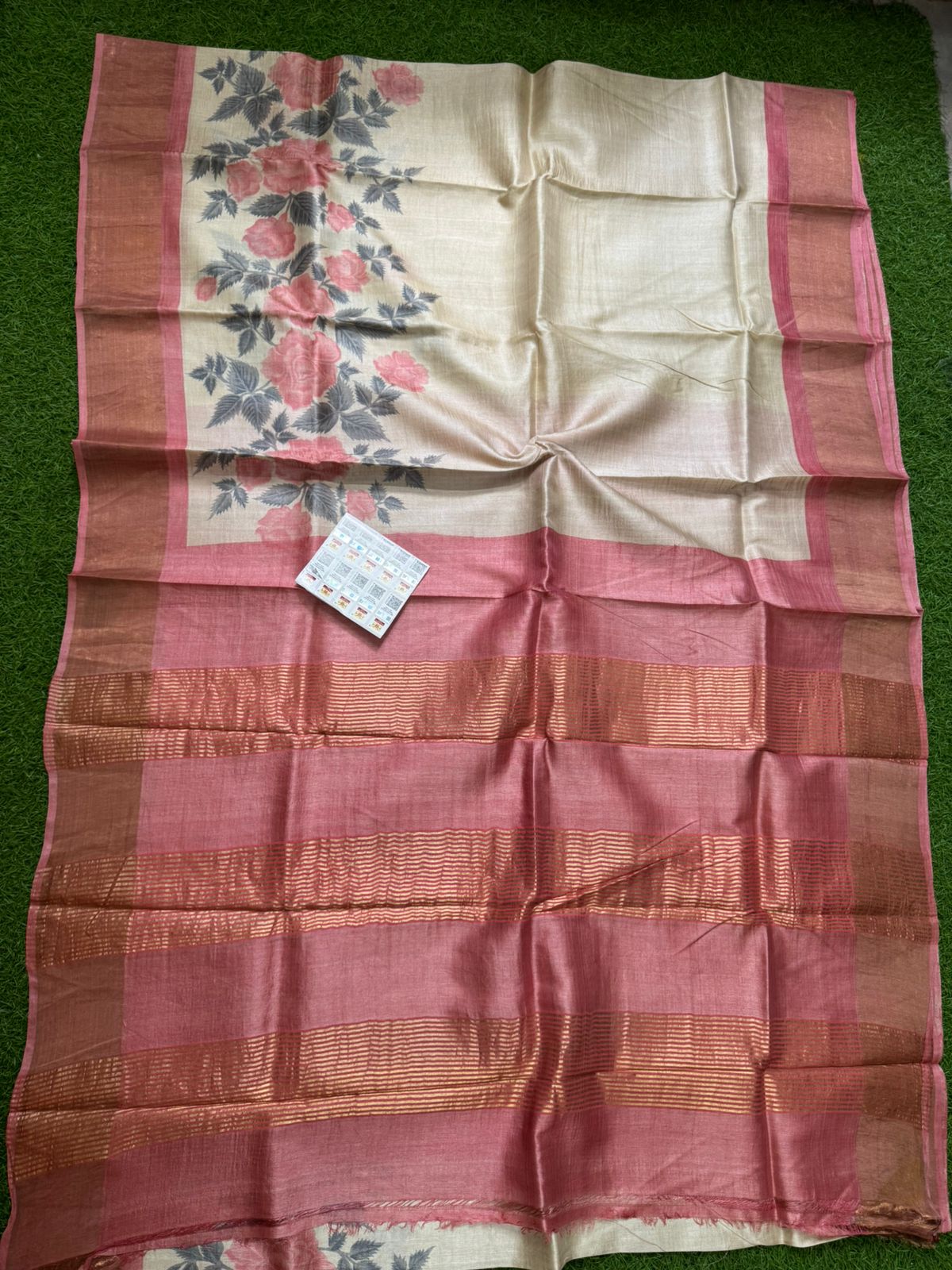 Pure Tussar Silk Saree