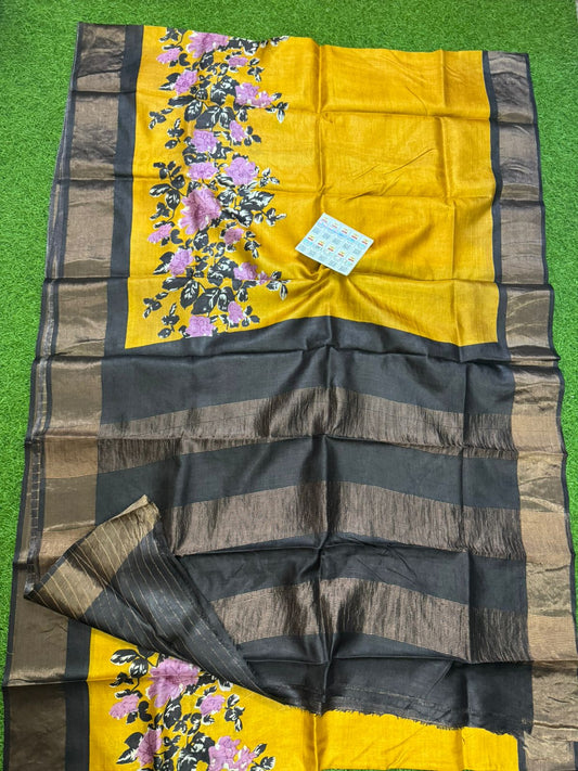 Pure Tussar Silk Saree