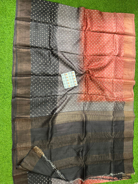 Pure Tussar Silk Saree